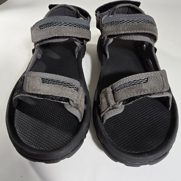 Teva Sandals Mens Size 8 Hudson 1002433 Hook & Loop Closure River Hiking Outdoor - Picture 6 of 14